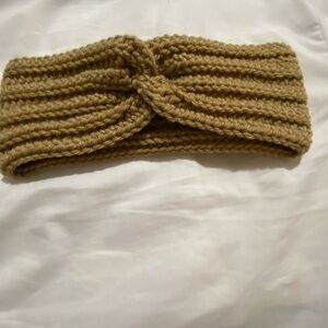 100% Pure Tan Knitted Hair Accessory